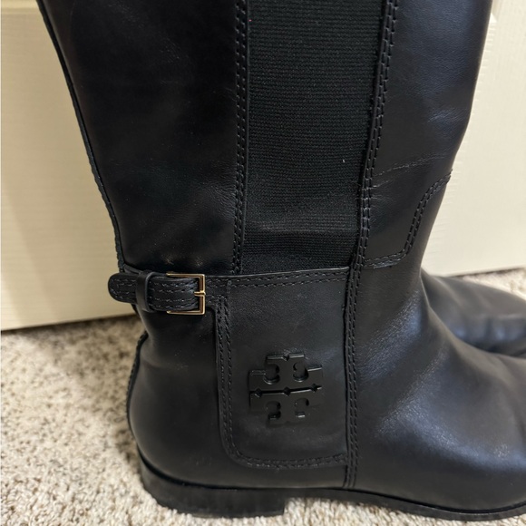 Tory Burch Riding Boot Black - Picture 2 of 8